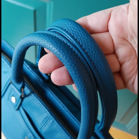 THIRTY-ONE JEWELL Teal Satchel Handbag - Picture 6 of 9